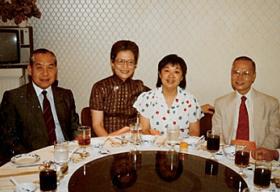 in Hong Kong with family