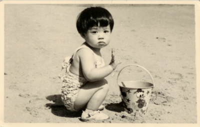 at the beach