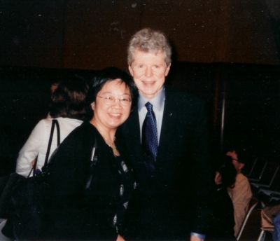 with Van Cliburn